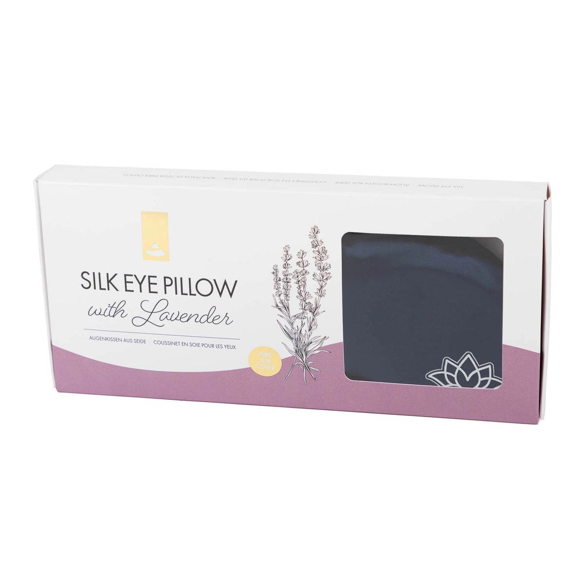 Masque de méditation pour les yeux (soie, lin & lavande)