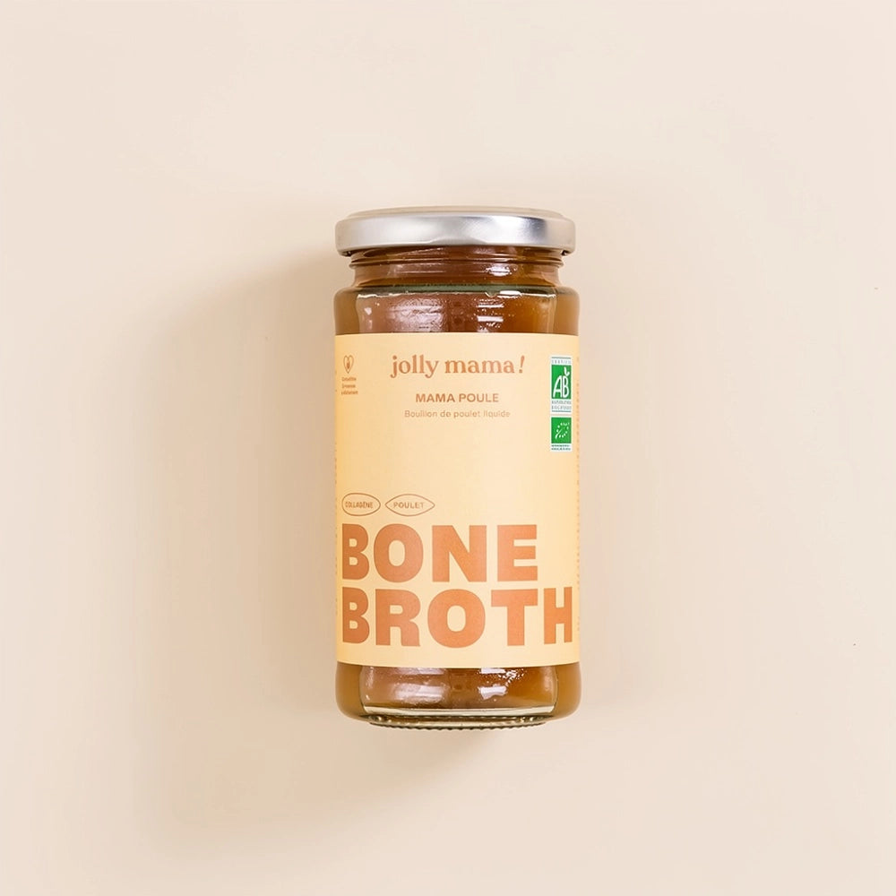 Bouillon d'os de poulet