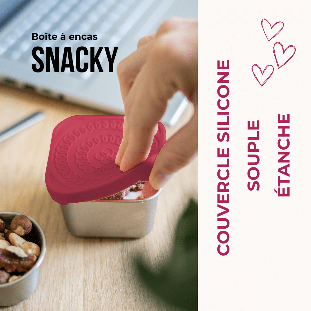 Boîtes à encas pour enfant en inox