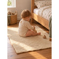 Couverture bébé en laine vierge feutrée (90*90cm)